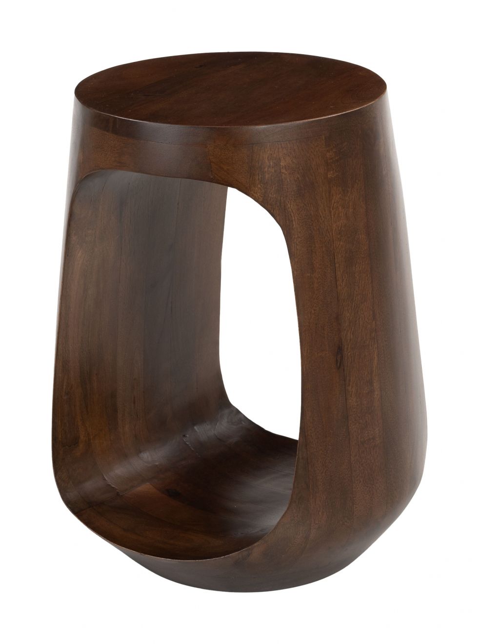 Okno Wooden Brown Side Table