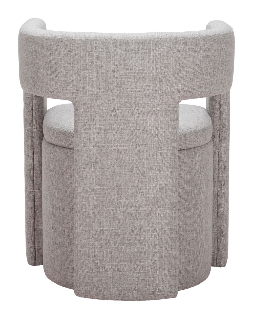 Papua Grey Performance Fabric Dining Chair