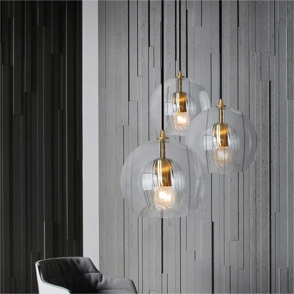 LED Pendant Light Glass Modern