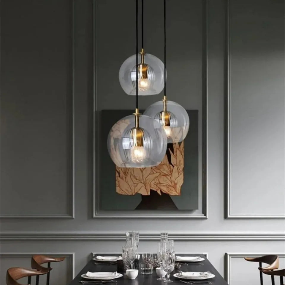 LED Pendant Light Glass Modern