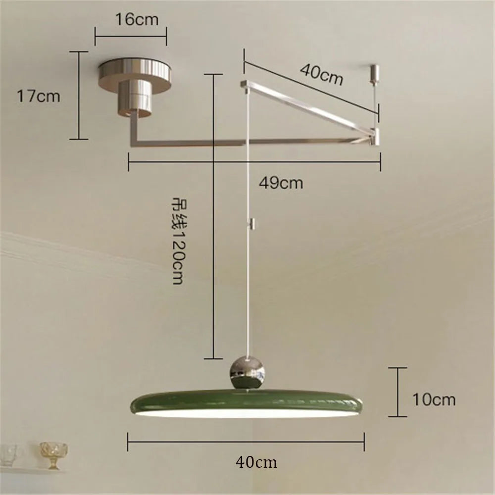 LED Pendant Light Iron Rotatable