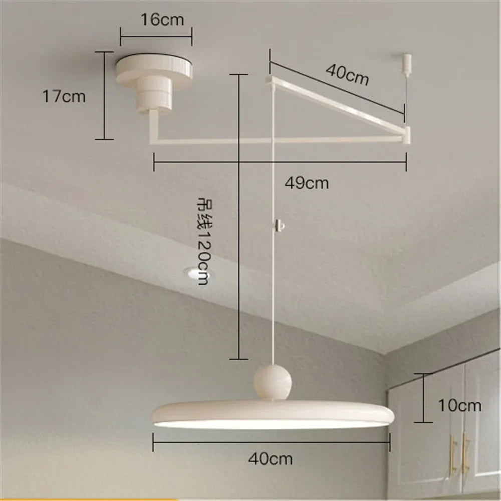 LED Pendant Light Iron Rotatable