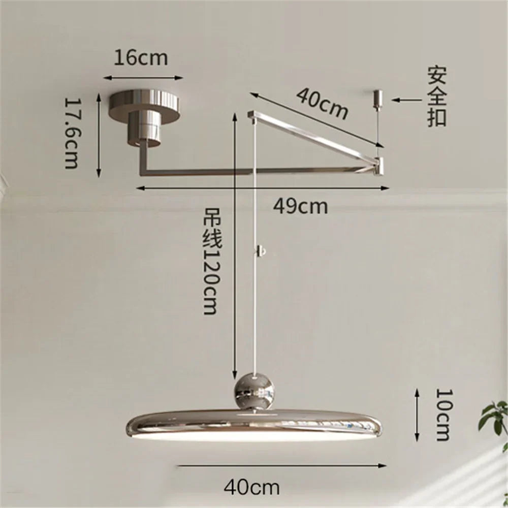 LED Pendant Light Iron Rotatable