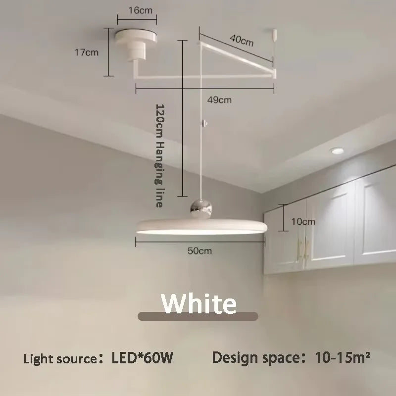 LED Pendant Light Iron Rotatable