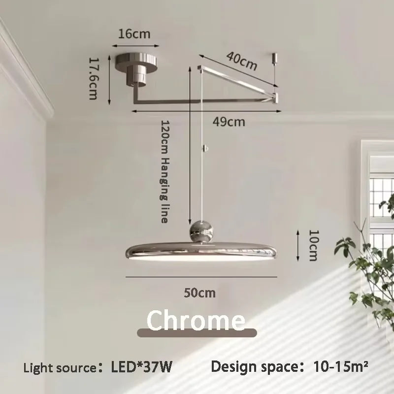 LED Pendant Light Iron Rotatable