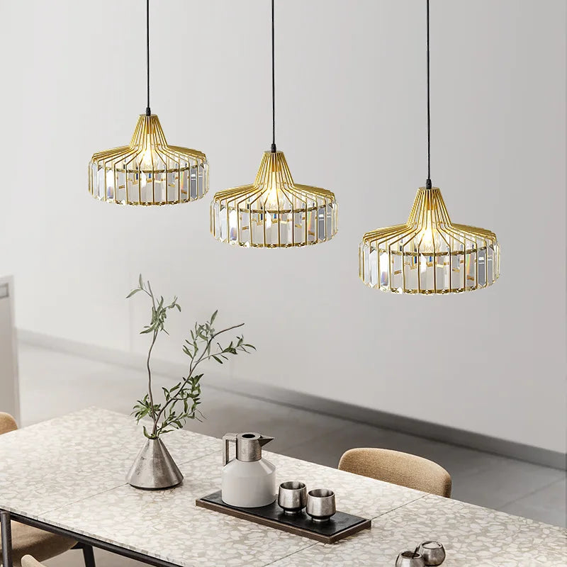 LED Crystal Chandelier Pendant Light
