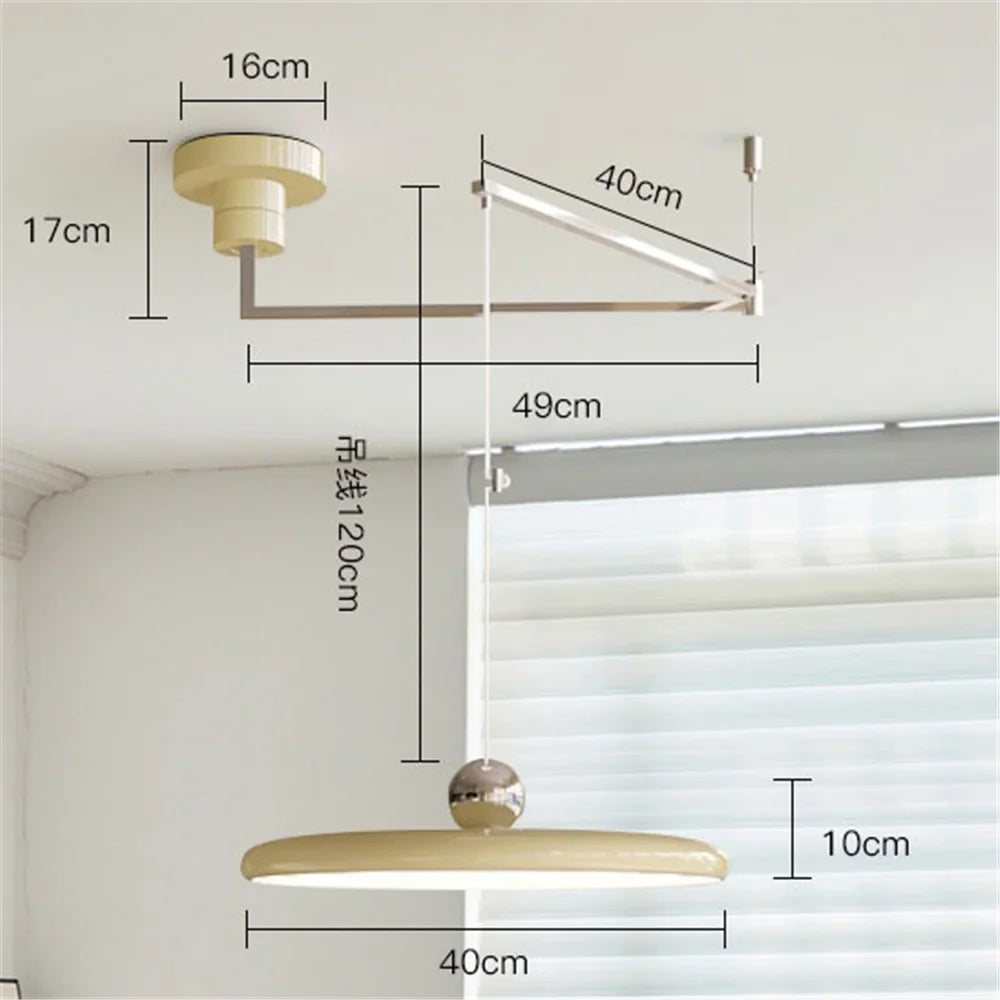 LED Pendant Light Iron Rotatable