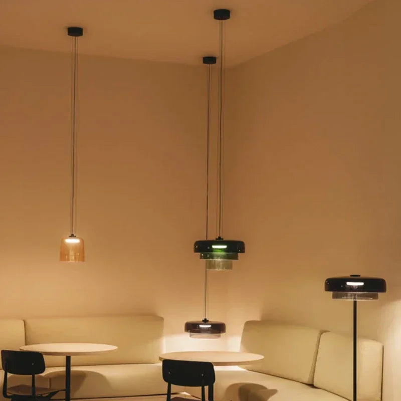 Pendant Lamp Vintage Glass Style