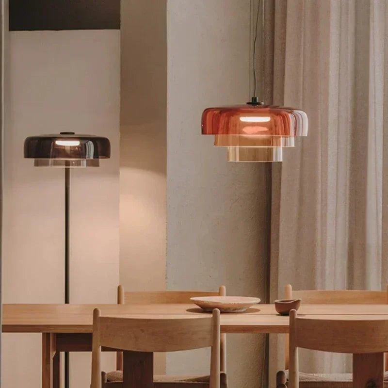 Pendant Lamp Vintage Glass Style