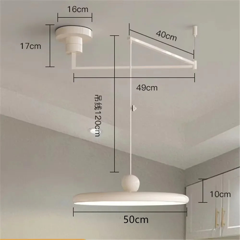 LED Pendant Light Iron Rotatable