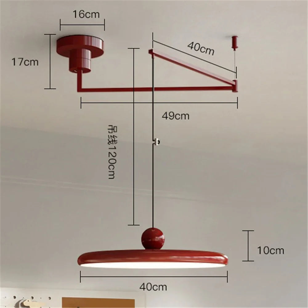 LED Pendant Light Iron Rotatable
