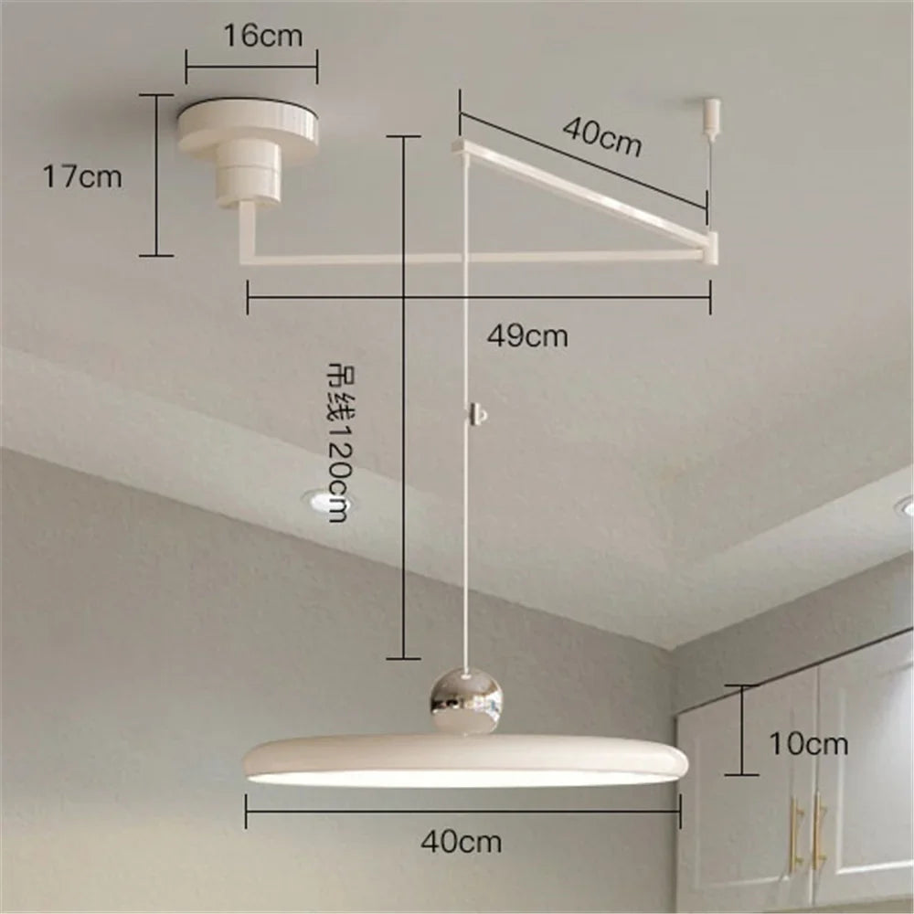 LED Pendant Light Iron Rotatable