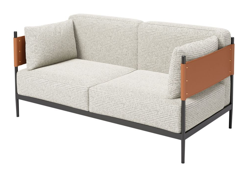 Stirbe Faux Leather Loveseat