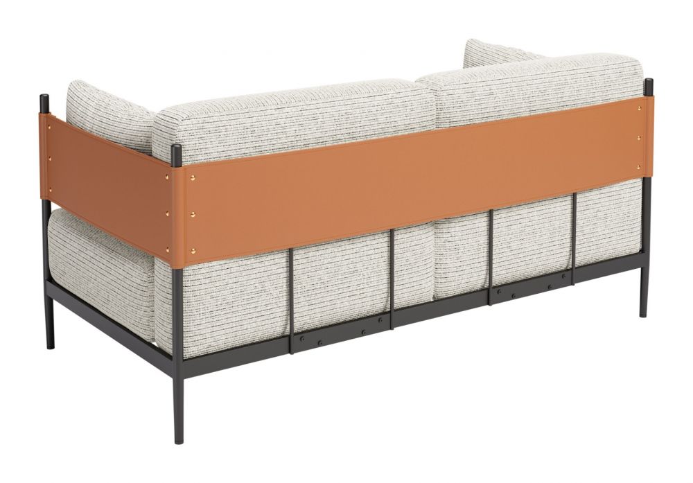 Stirbe Faux Leather Loveseat