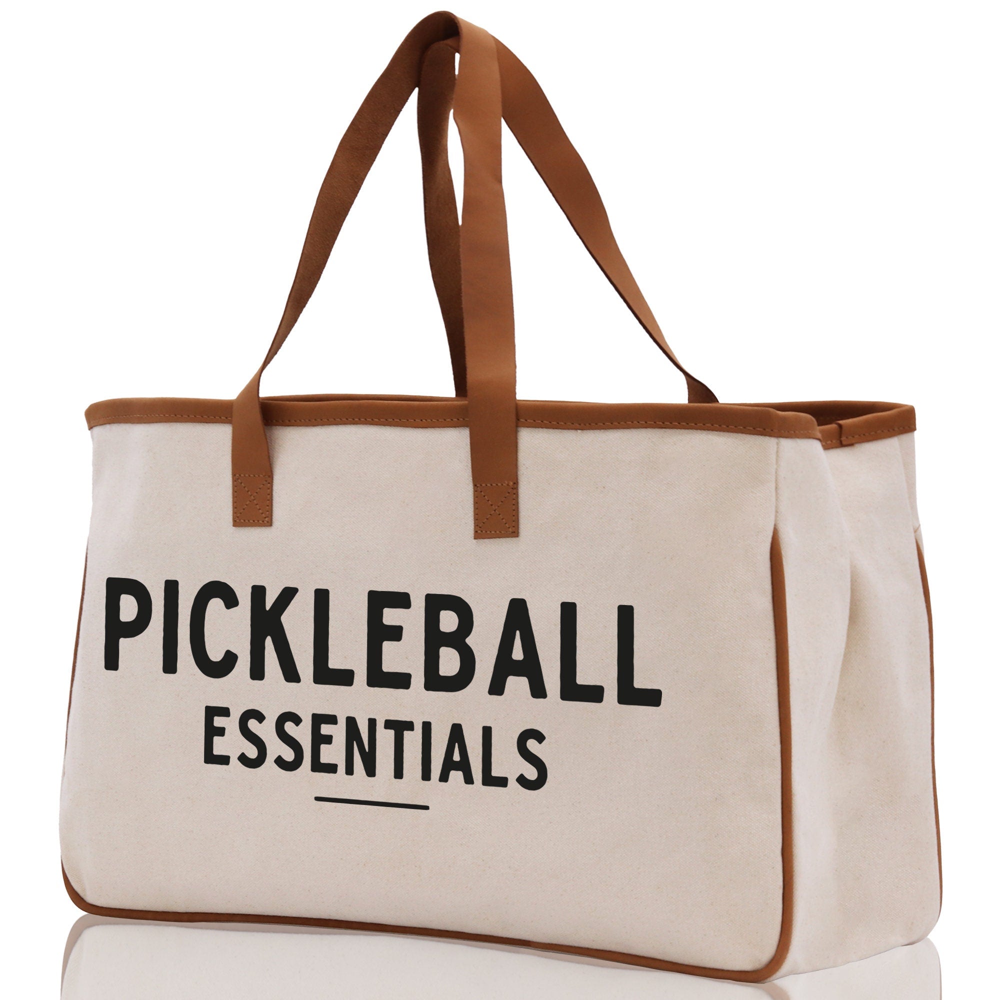Pickleball Tote Bag Personalized Pickleball Party Favors Custom Pickleball Player Gift Pickleball Cotton Canvas Tote Bag