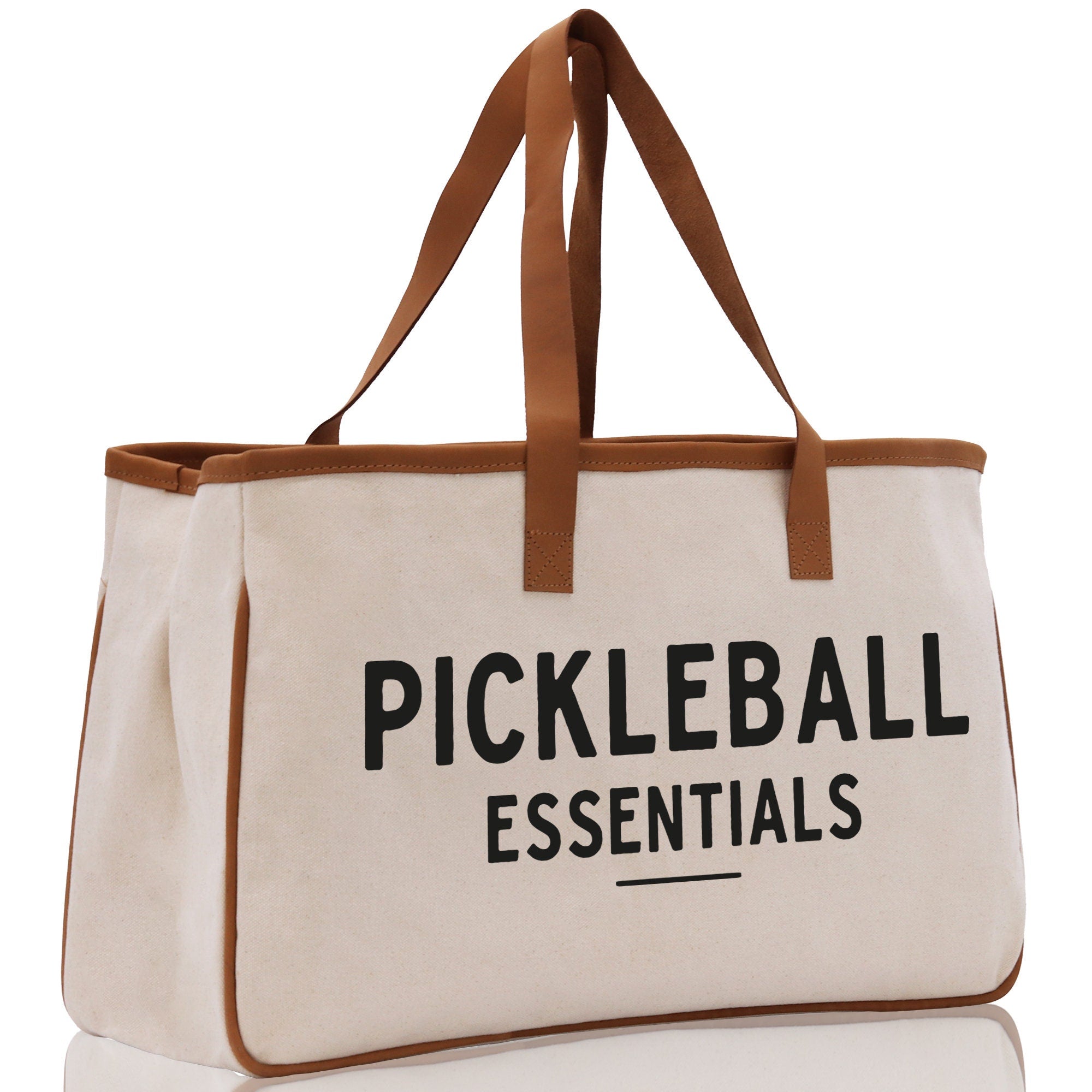 Pickleball Tote Bag Personalized Pickleball Party Favors Custom Pickleball Player Gift Pickleball Cotton Canvas Tote Bag